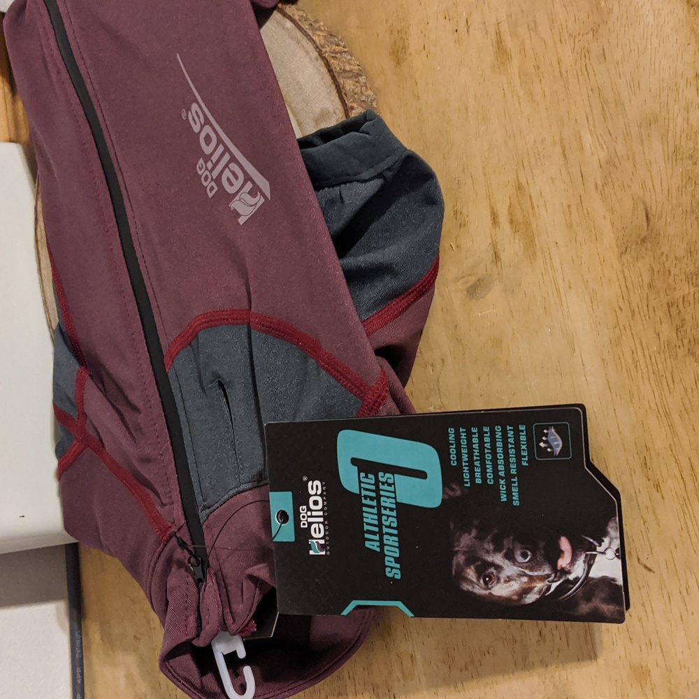 New Dog Helios Tail Runner Track Suit Pink Gray XS